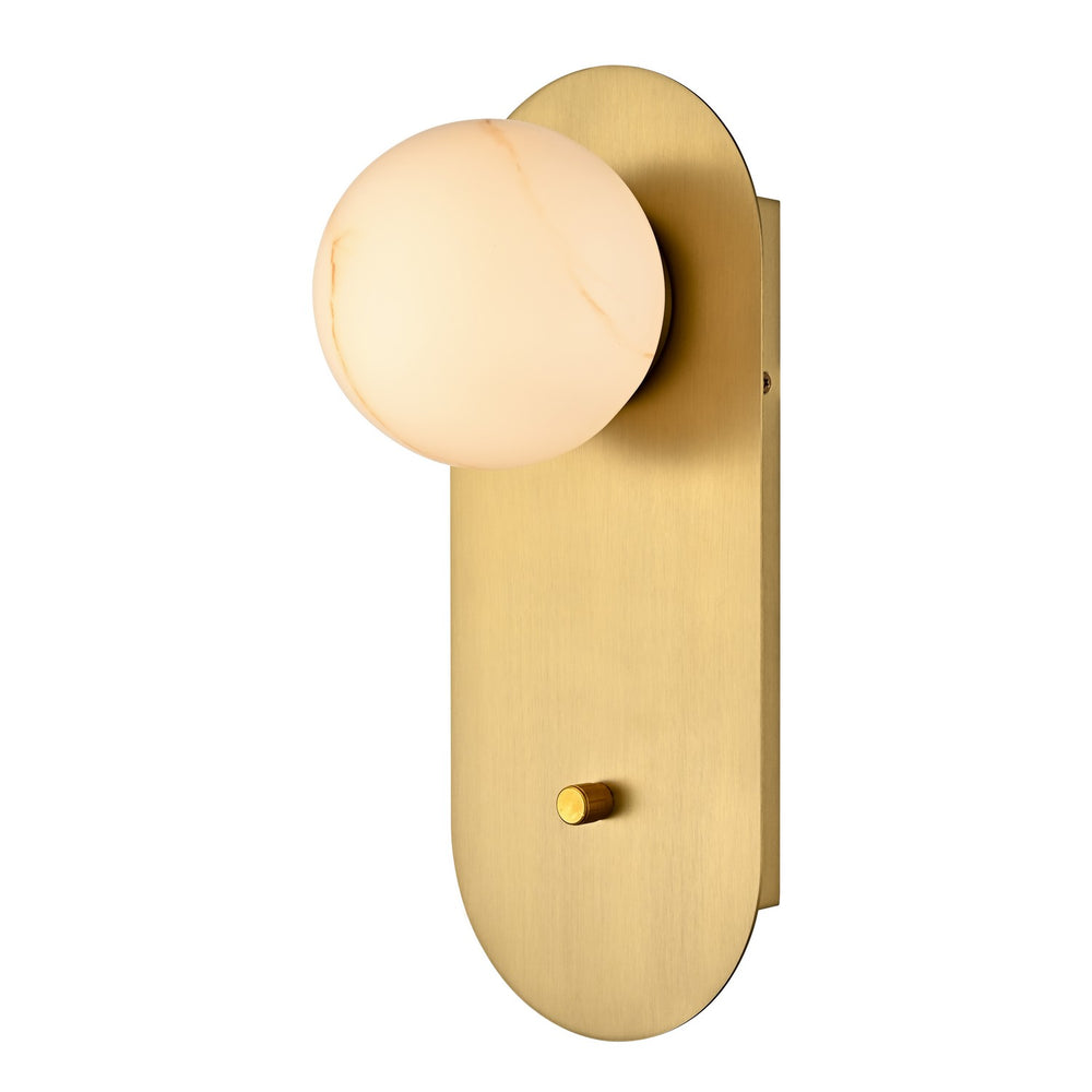 DVI Canada - One Light Wall Sconce - Ville Marie - Champagne Gold- Union Lighting Luminaires Decor