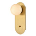 DVI Canada - One Light Wall Sconce - Ville Marie - Champagne Gold- Union Lighting Luminaires Decor