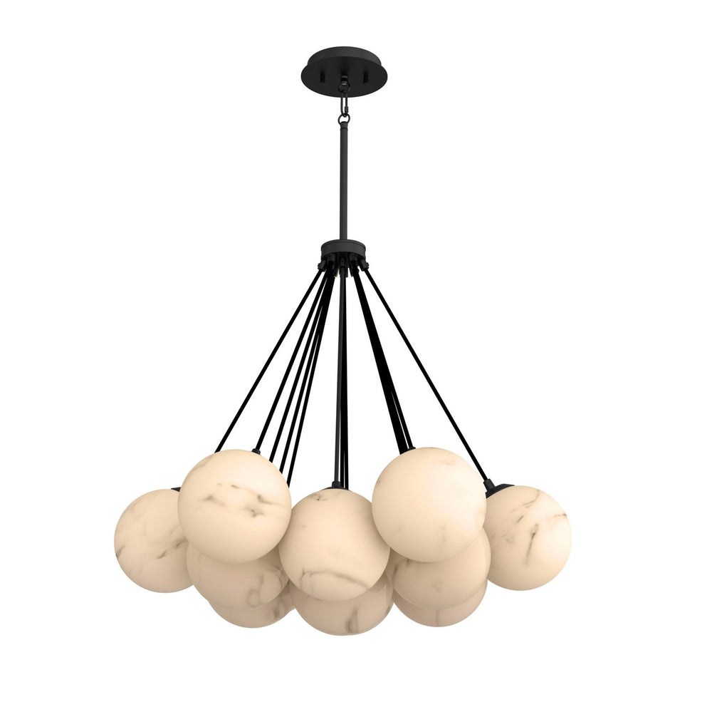 DVI Canada - 13 Light Pendant - Ville Marie - Ebony- Union Lighting Luminaires Decor