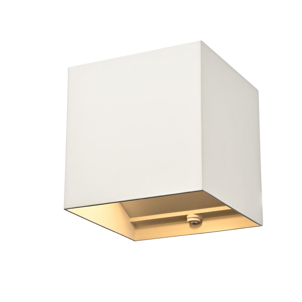 DVI Canada - LED Outdoor Wall Sconce - Terra - White Zinc- Union Lighting Luminaires Decor