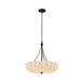 DVI Canada - Three Light Pendant - Marigold - Ebony- Union Lighting Luminaires Decor
