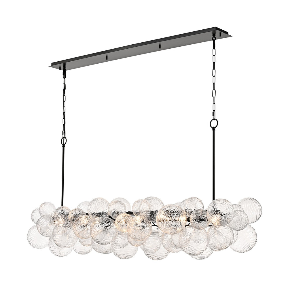 DVI Canada - Eight Light Linear Pendant - Comet - Ebony- Union Lighting Luminaires Decor