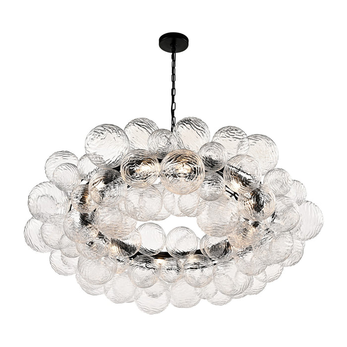DVI Canada - 12 Light Chandelier - Comet - Ebony- Union Lighting Luminaires Decor