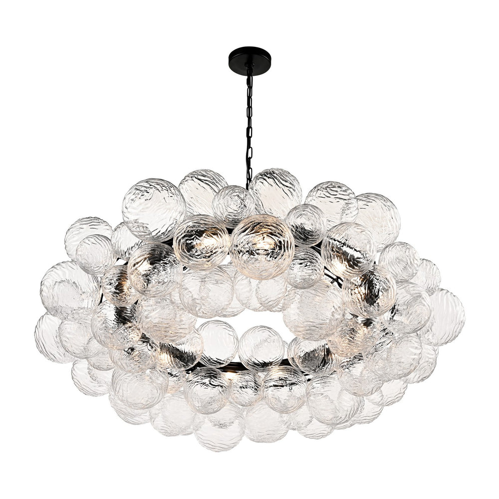 DVI Canada - 12 Light Chandelier - Comet - Ebony- Union Lighting Luminaires Decor
