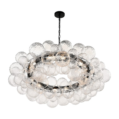 DVI Canada - 12 Light Chandelier - Comet - Ebony- Union Lighting Luminaires Decor