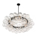 DVI Canada - 12 Light Chandelier - Comet - Ebony- Union Lighting Luminaires Decor