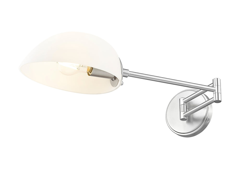Z-Lite Canada - One Light Wall Sconce - Breton - Brushed Nickel- Union Lighting Luminaires Decor
