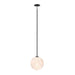 DVI Canada - One Light Pendant - Cirrus - Ebony- Union Lighting Luminaires Decor