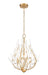 Z-Lite Canada - Four Light Chandelier - Claudine - Modern Gold- Union Lighting Luminaires Decor
