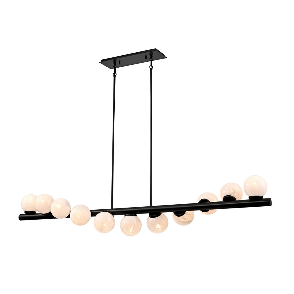DVI Canada - 11 Light Linear Pendant - Cirrus - Ebony- Union Lighting Luminaires Decor