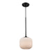 DVI Canada - One Light Pendant - Virtanen - Ebony- Union Lighting Luminaires Decor