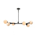 DVI Canada - Six Light Linear Pendant - Mace - Ebony- Union Lighting Luminaires Decor