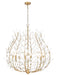 Z-Lite Canada - Eight Light Chandelier - Claudine - Modern Gold- Union Lighting Luminaires Decor
