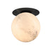 DVI Canada - Three Light Flushmount - Mace - Ebony- Union Lighting Luminaires Decor