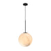 DVI Canada - One Light Pendant - Mace - Ebony- Union Lighting Luminaires Decor
