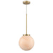 DVI Canada - One Light Pendant - Mace - Champagne Gold- Union Lighting Luminaires Decor