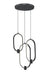 Z-Lite Canada - LED Chandelier - Saros - Matte Black- Union Lighting Luminaires Decor