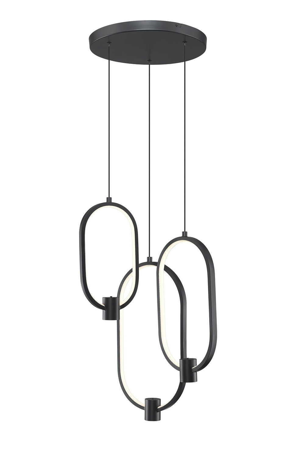 Z-Lite Canada - LED Chandelier - Saros - Matte Black- Union Lighting Luminaires Decor