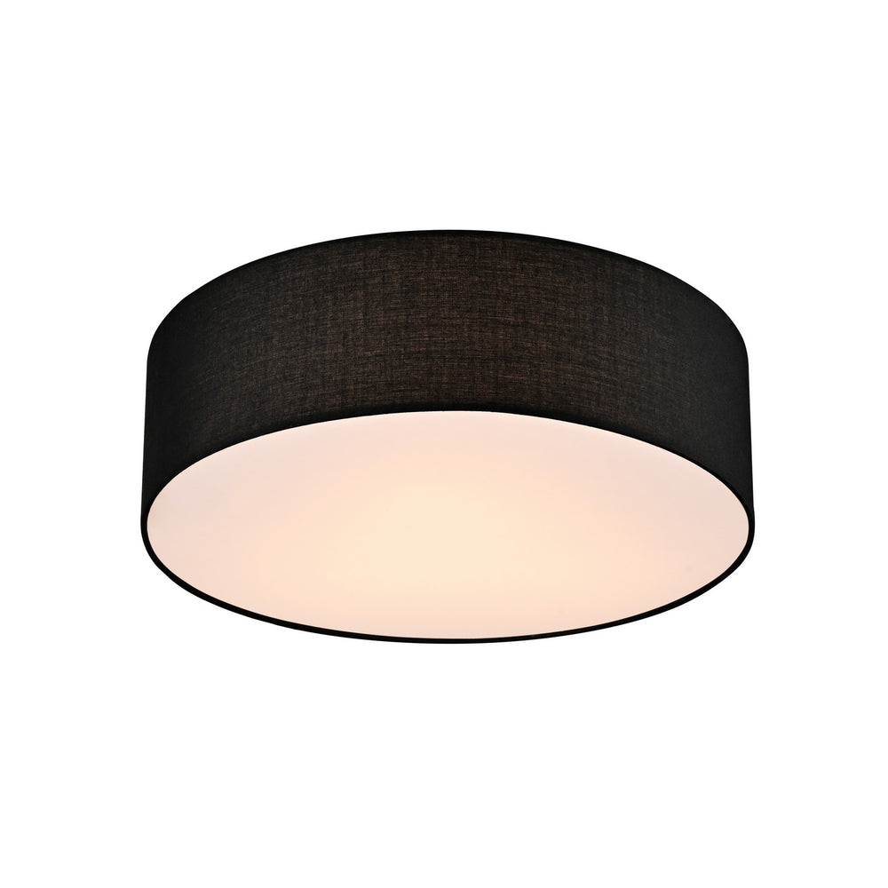 DVI Canada - Three Light Flushmount - Grove - Black- Union Lighting Luminaires Decor