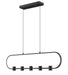 Z-Lite Canada - LED Linear Chandelier - Saros - Matte Black- Union Lighting Luminaires Decor