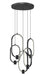 Z-Lite Canada - LED Chandelier - Saros - Matte Black- Union Lighting Luminaires Decor