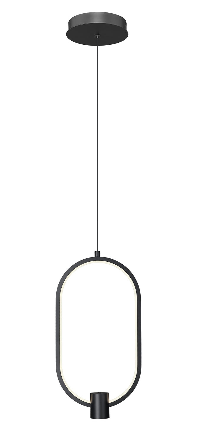 Z-Lite Canada - LED Pendant - Saros - Matte Black- Union Lighting Luminaires Decor