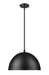 Z-Lite Canada - One Light Pendant - Vega - Matte Black- Union Lighting Luminaires Decor