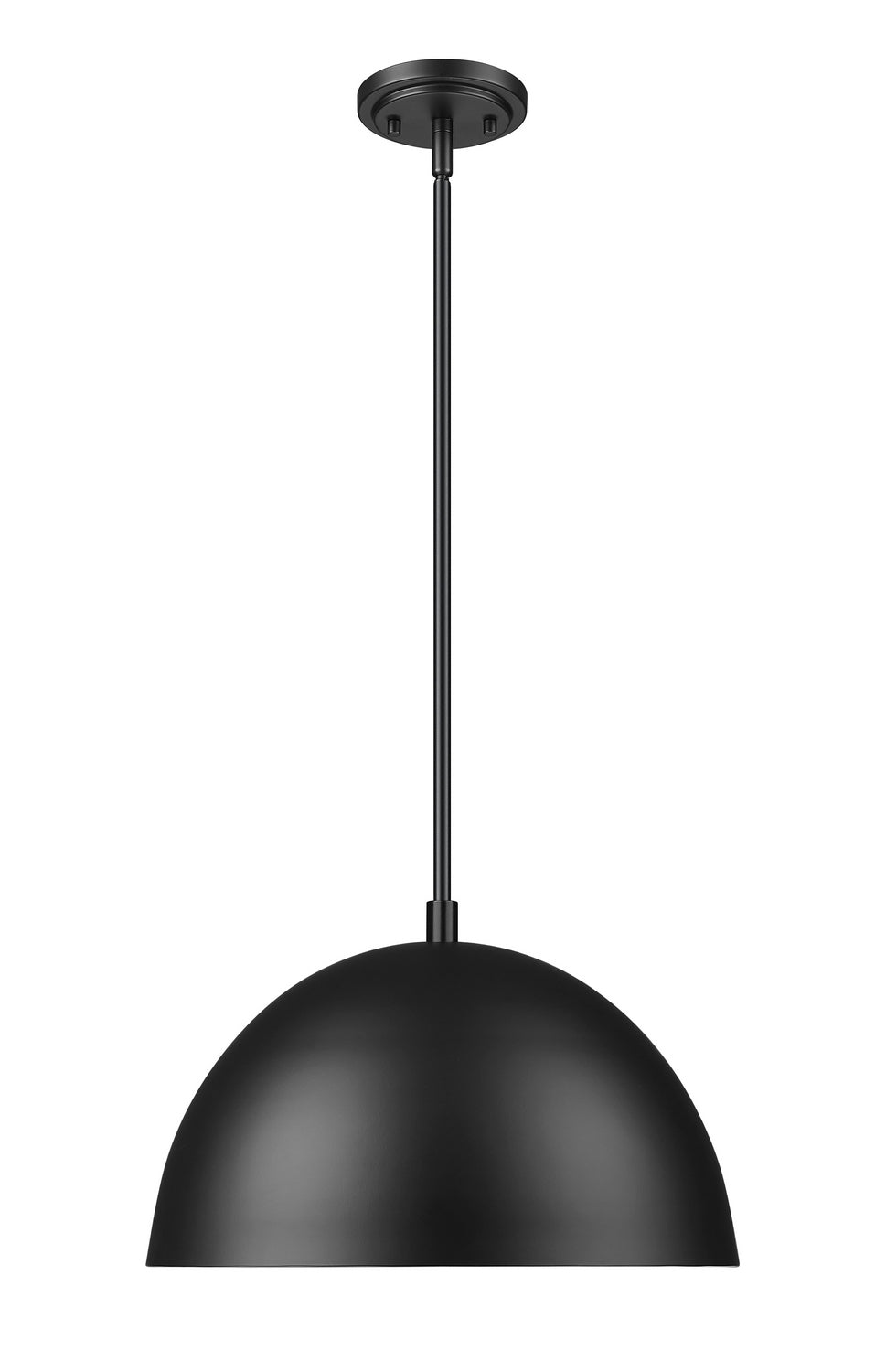 Z-Lite Canada - One Light Pendant - Vega - Matte Black- Union Lighting Luminaires Decor