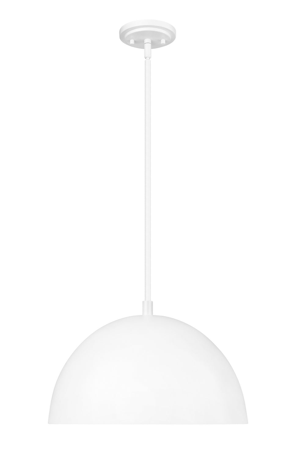 Z-Lite Canada - One Light Pendant - Vega - Matte White- Union Lighting Luminaires Decor