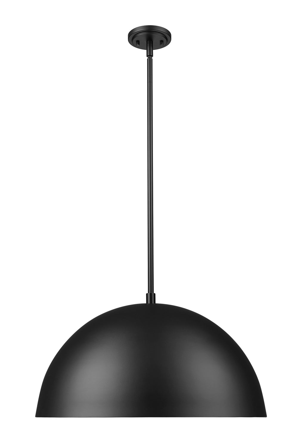 Z-Lite Canada - Three Light Pendant - Vega - Matte Black- Union Lighting Luminaires Decor