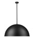 Z-Lite Canada - Three Light Pendant - Vega - Matte Black- Union Lighting Luminaires Decor