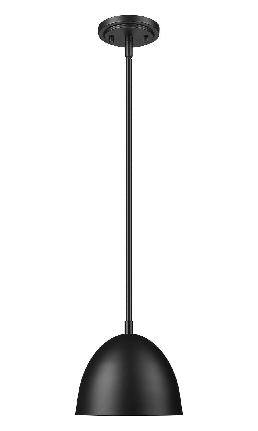 Z-Lite Canada - One Light Pendant - Vega - Matte Black- Union Lighting Luminaires Decor