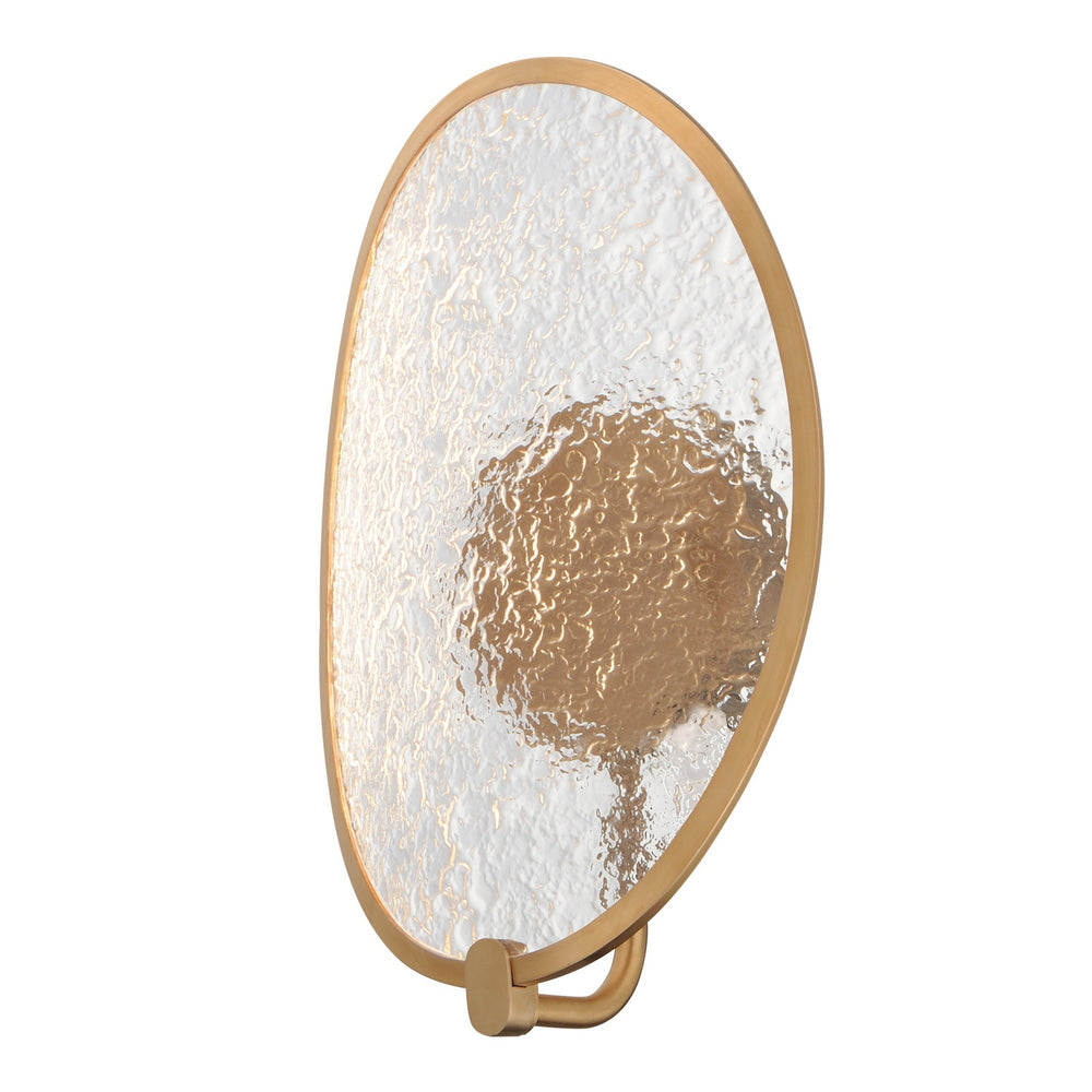 ET2 - LED Wall Sconce - Moonscapes - Brushed Champagne- Union Lighting Luminaires Decor