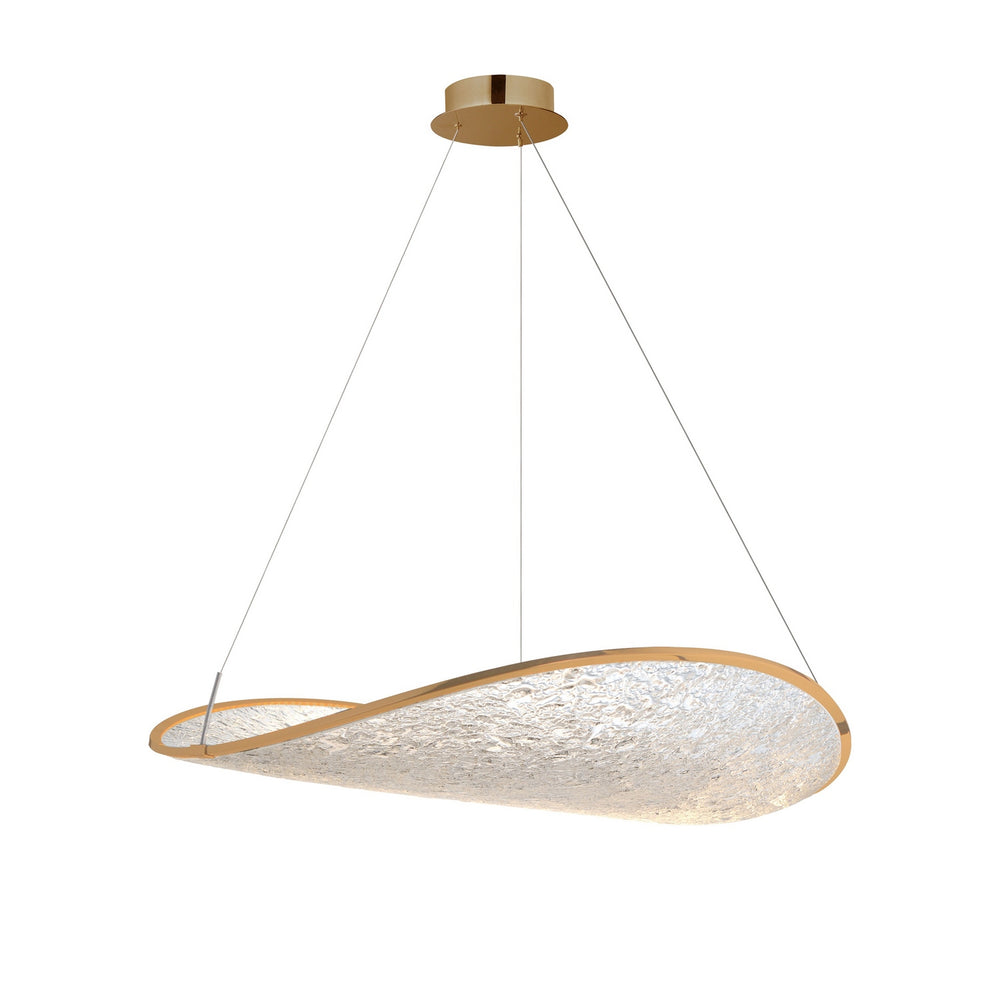 ET2 - LED Pendant - Moonscapes - Brushed Champagne- Union Lighting Luminaires Decor