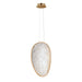 ET2 - LED Pendant - Moonscapes - Brushed Champagne- Union Lighting Luminaires Decor