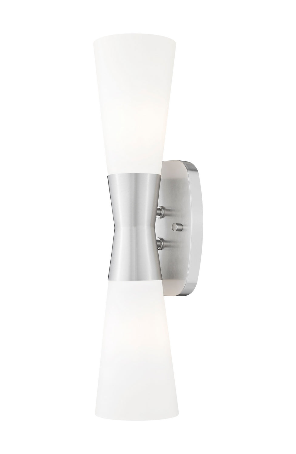 Z-Lite Canada - Two Light Wall Sconce - Emrys - Brushed Nickel- Union Lighting Luminaires Decor