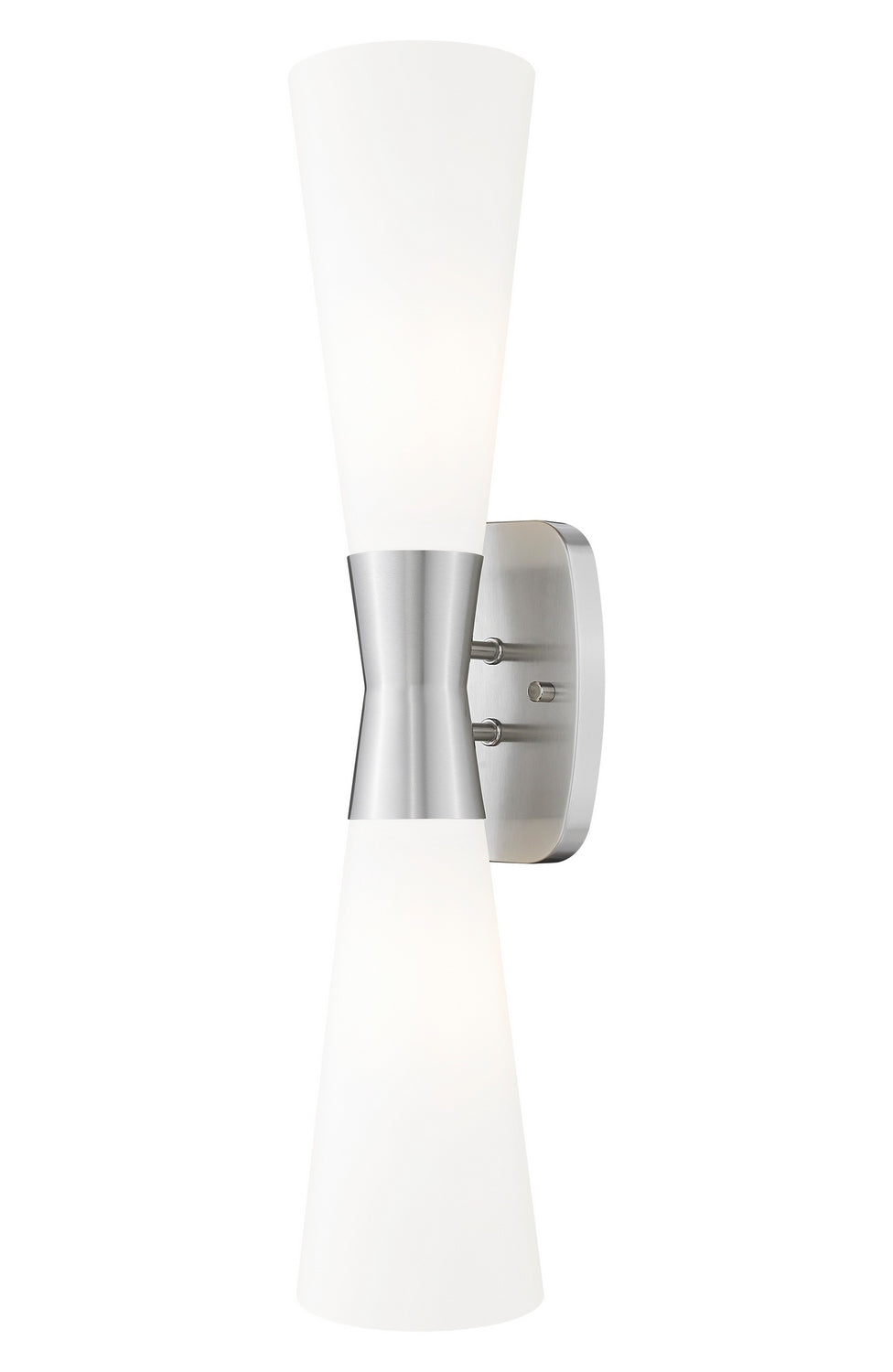 Z-Lite Canada - Two Light Wall Sconce - Emrys - Brushed Nickel- Union Lighting Luminaires Decor