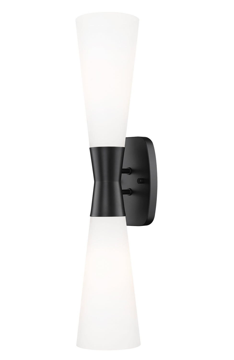 Z-Lite Canada - Two Light Wall Sconce - Emrys - Matte Black- Union Lighting Luminaires Decor