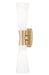 Z-Lite Canada - Two Light Wall Sconce - Emrys - Modern Gold- Union Lighting Luminaires Decor