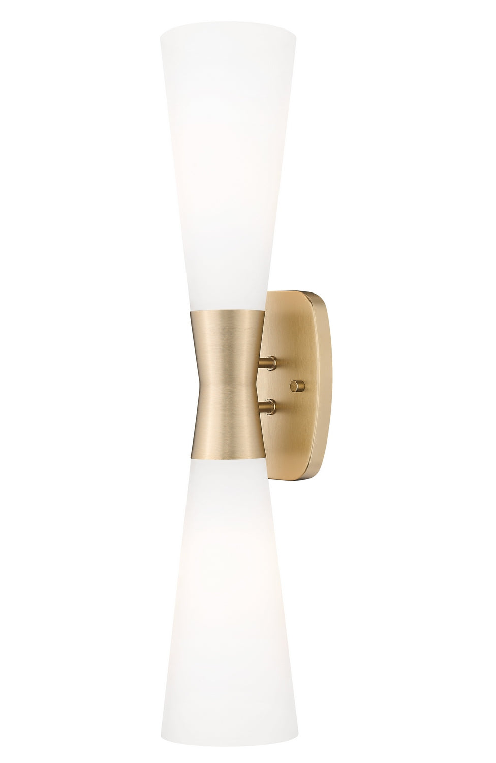 Z-Lite Canada - Two Light Wall Sconce - Emrys - Modern Gold- Union Lighting Luminaires Decor