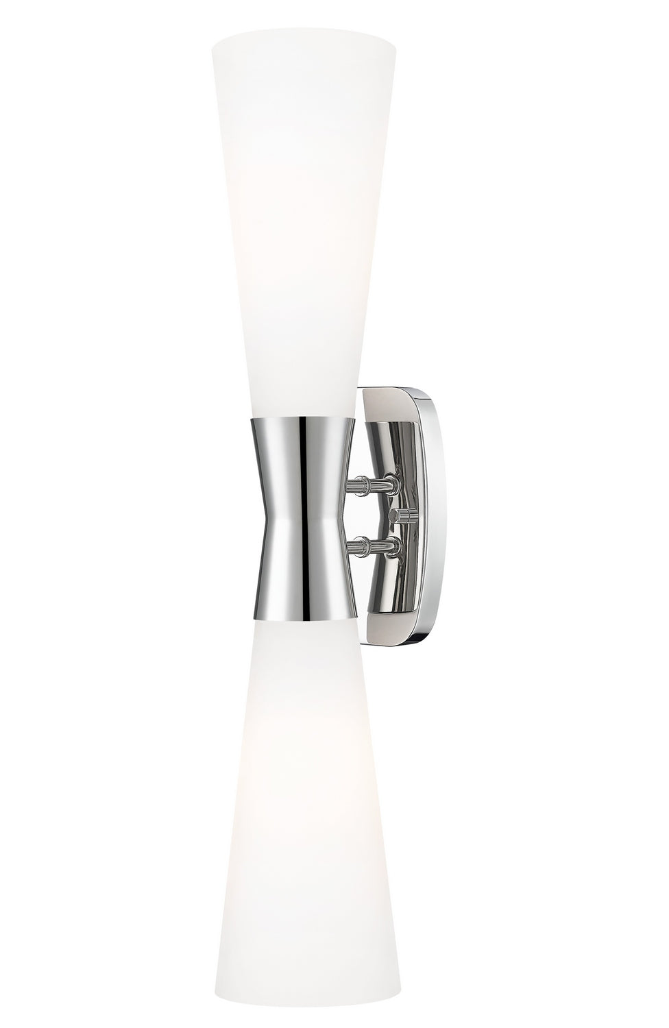 Z-Lite Canada - Two Light Wall Sconce - Emrys - Polished Nickel- Union Lighting Luminaires Decor