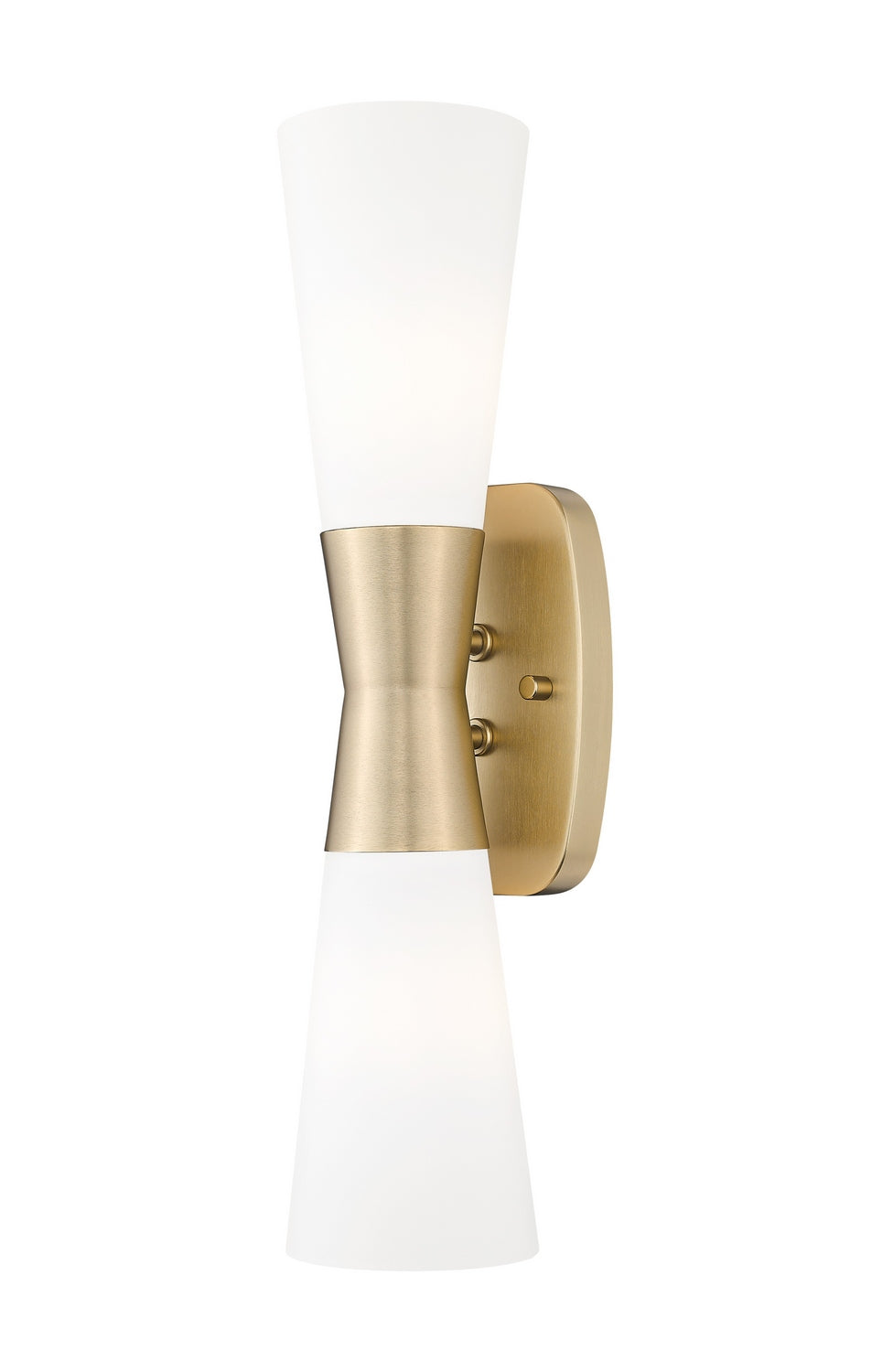 Z-Lite Canada - Two Light Wall Sconce - Emrys - Modern Gold- Union Lighting Luminaires Decor