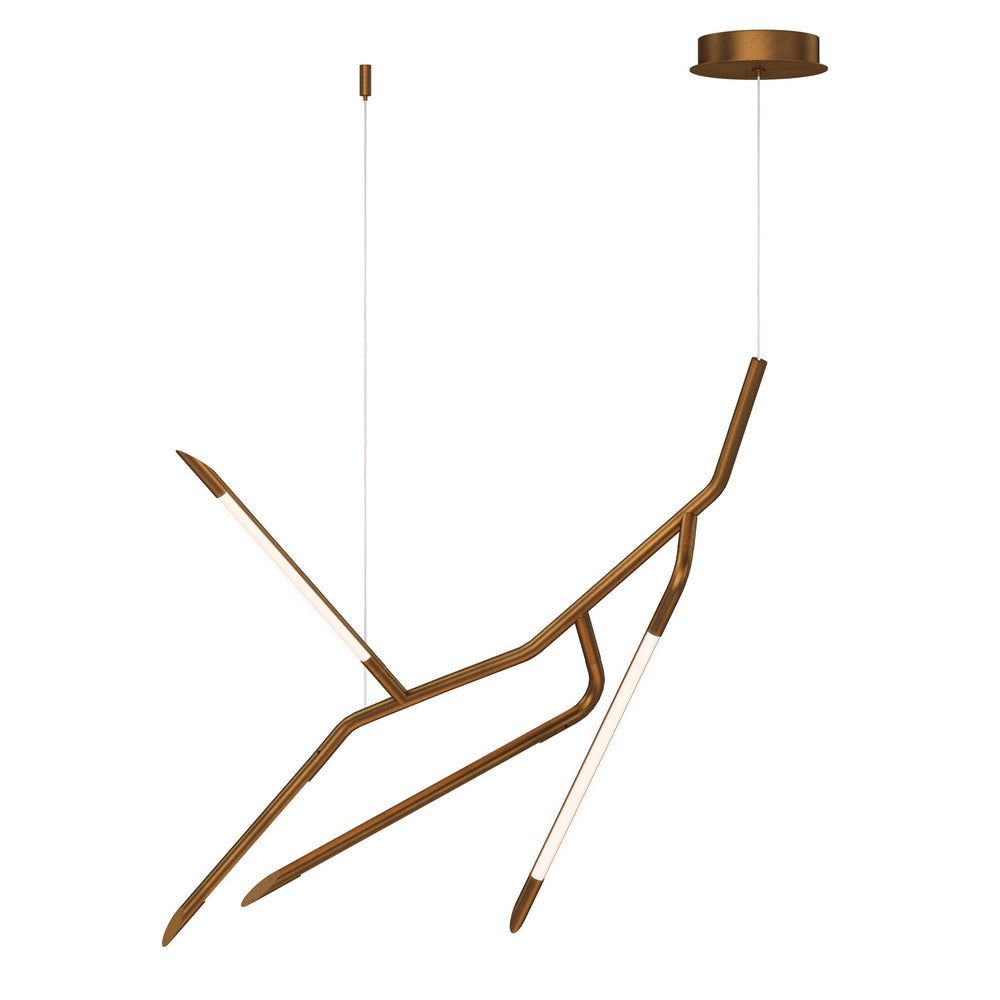 ET2 - LED Pendant - Scion - Weathered Brass- Union Lighting Luminaires Decor
