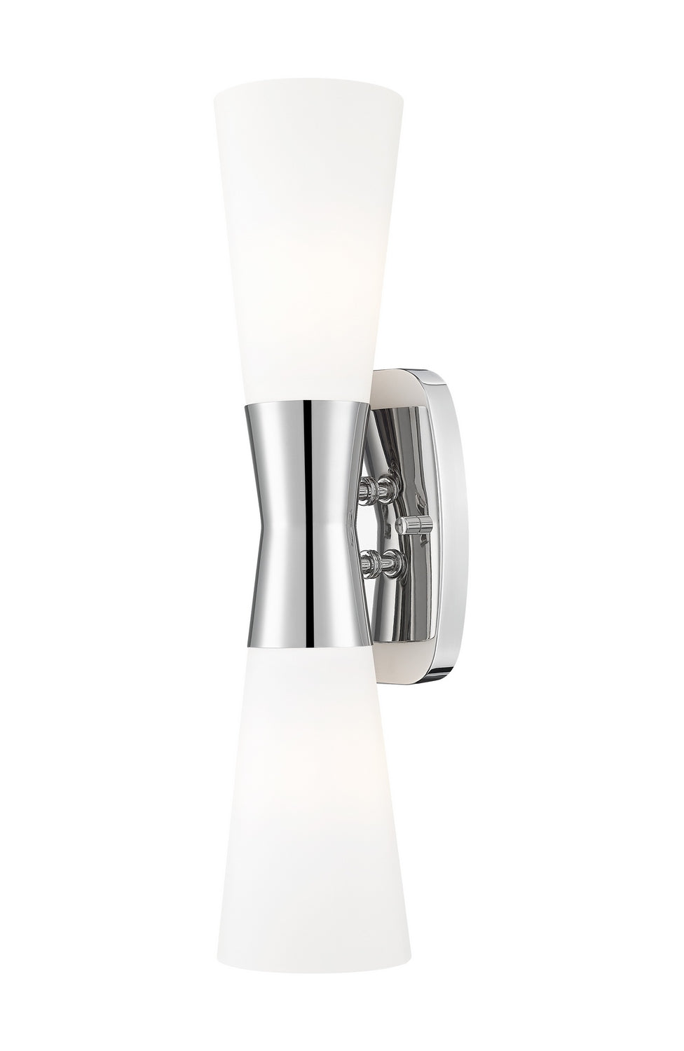 Z-Lite Canada - Two Light Wall Sconce - Emrys - Polished Nickel- Union Lighting Luminaires Decor