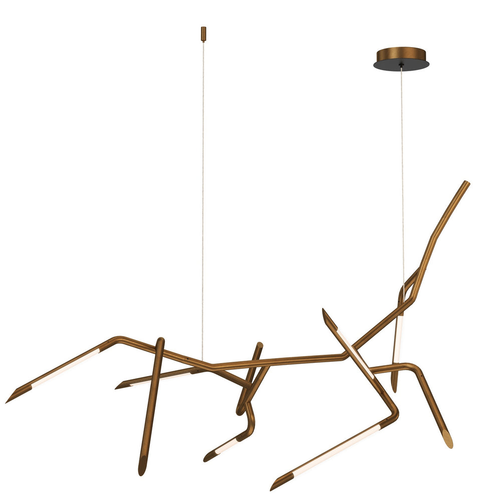 ET2 - LED Pendant - Scion - Weathered Brass- Union Lighting Luminaires Decor