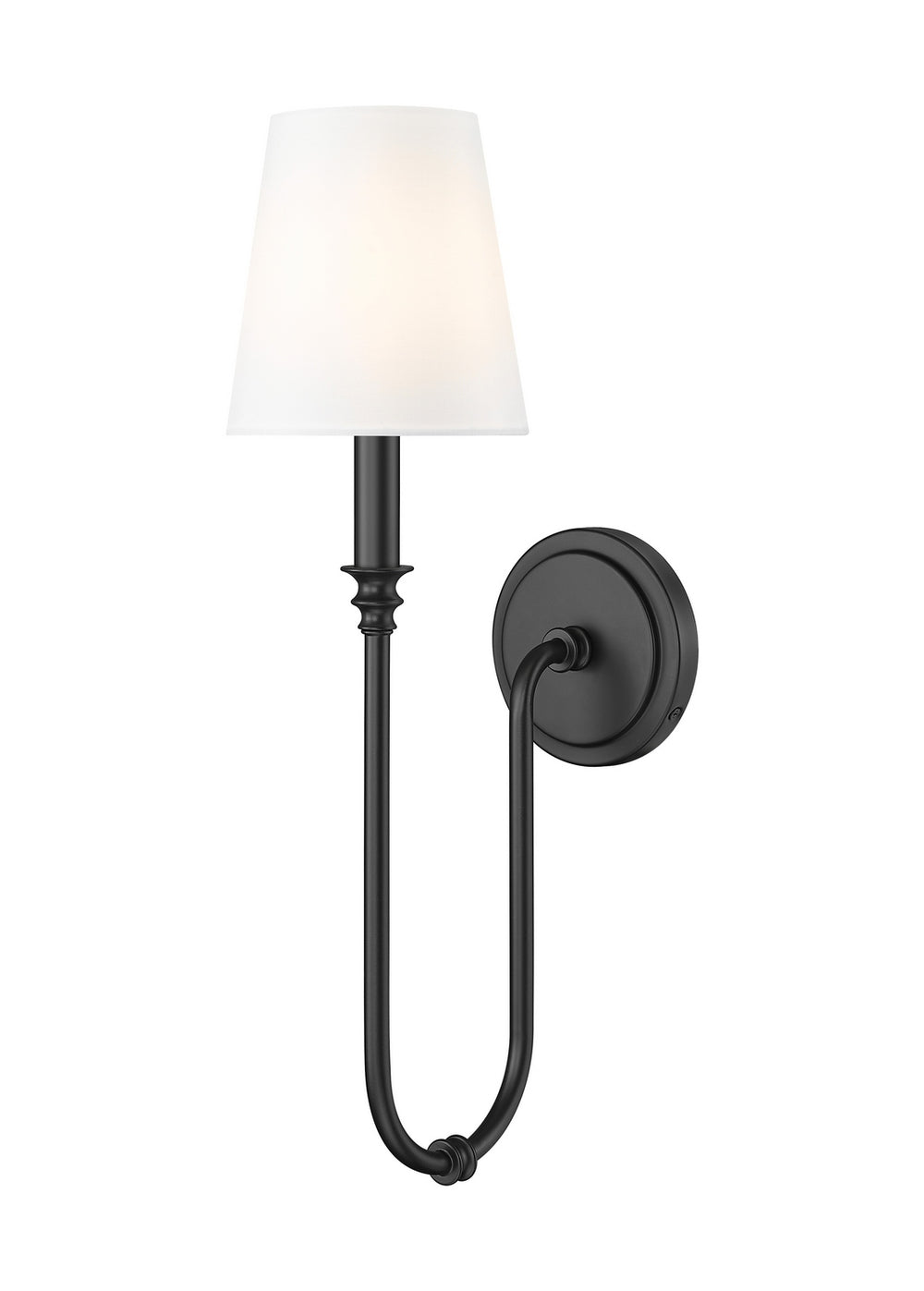 Z-Lite Canada - One Light Wall Sconce - Jisele - Matte Black- Union Lighting Luminaires Decor