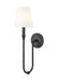 Z-Lite Canada - One Light Wall Sconce - Jisele - Matte Black- Union Lighting Luminaires Decor