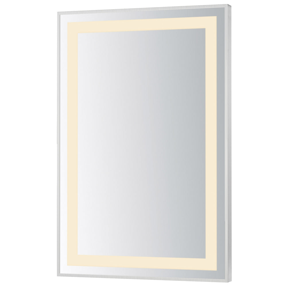 ET2 - LED Mirror - Framed - Satin Nickel- Union Lighting Luminaires Decor