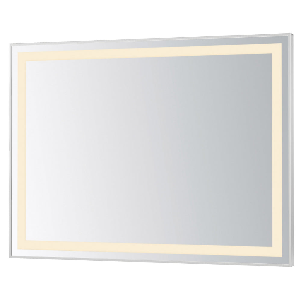 ET2 - LED Mirror - Framed - Satin Nickel- Union Lighting Luminaires Decor