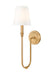 Z-Lite Canada - One Light Wall Sconce - Jisele - Rubbed Brass- Union Lighting Luminaires Decor